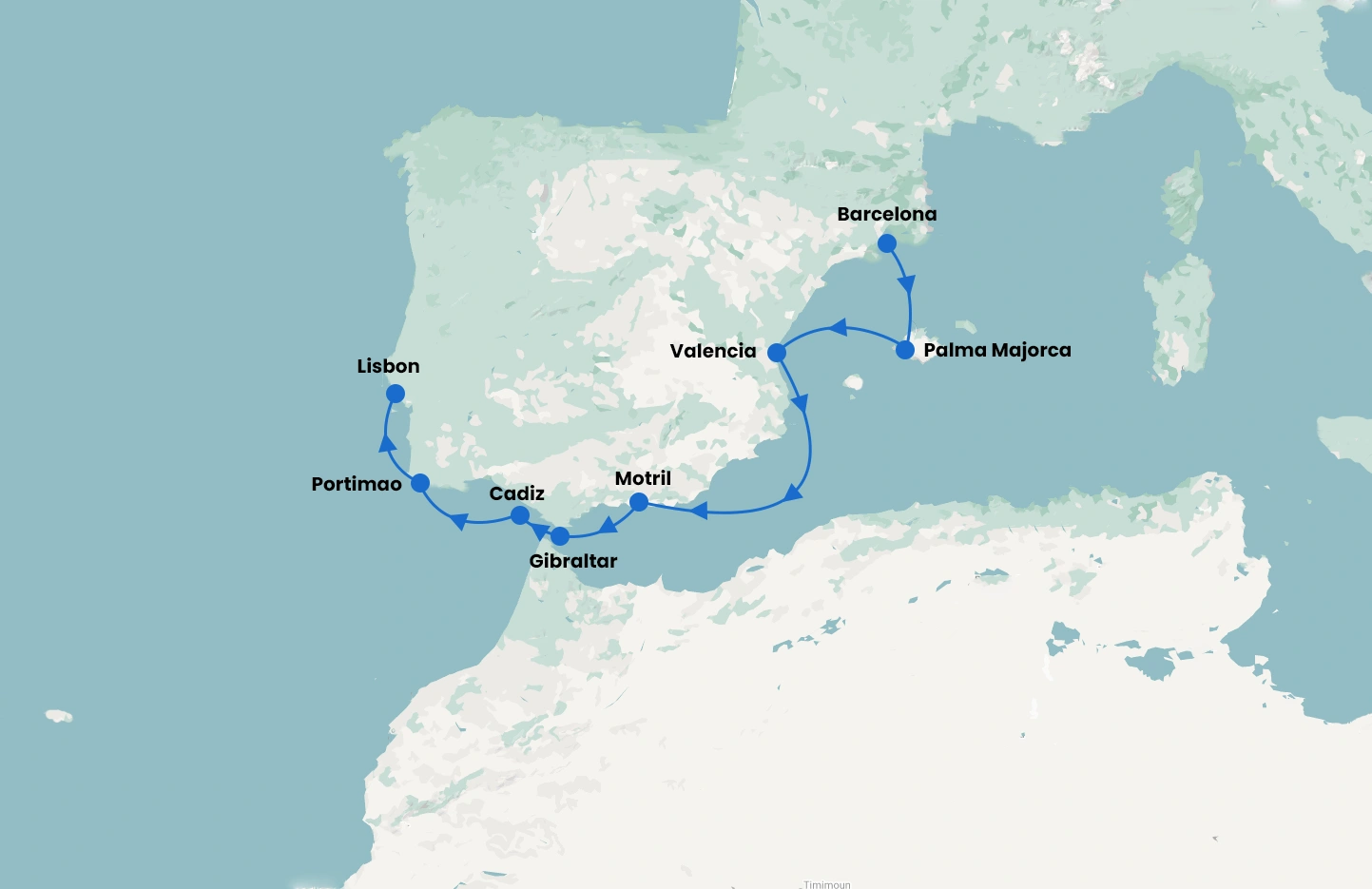 Explore Mediterranean from Barcelona to Lisbon onboard Norwegian Dawn